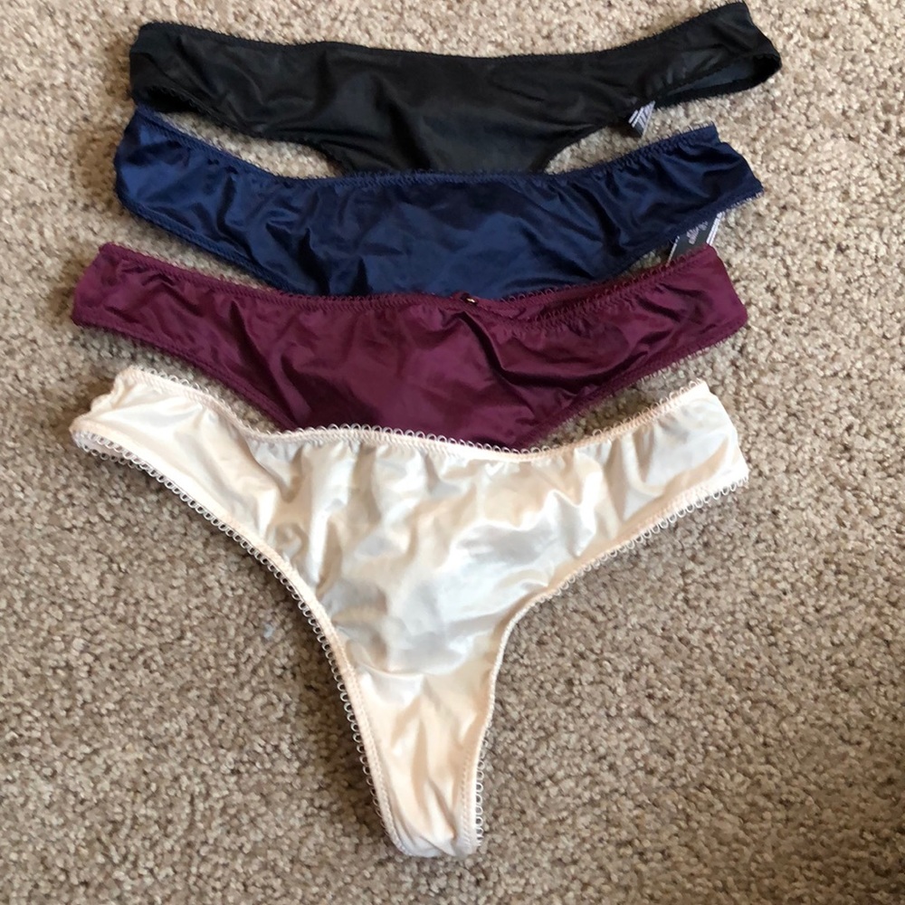 VS Lingerie Silk Thong Panties